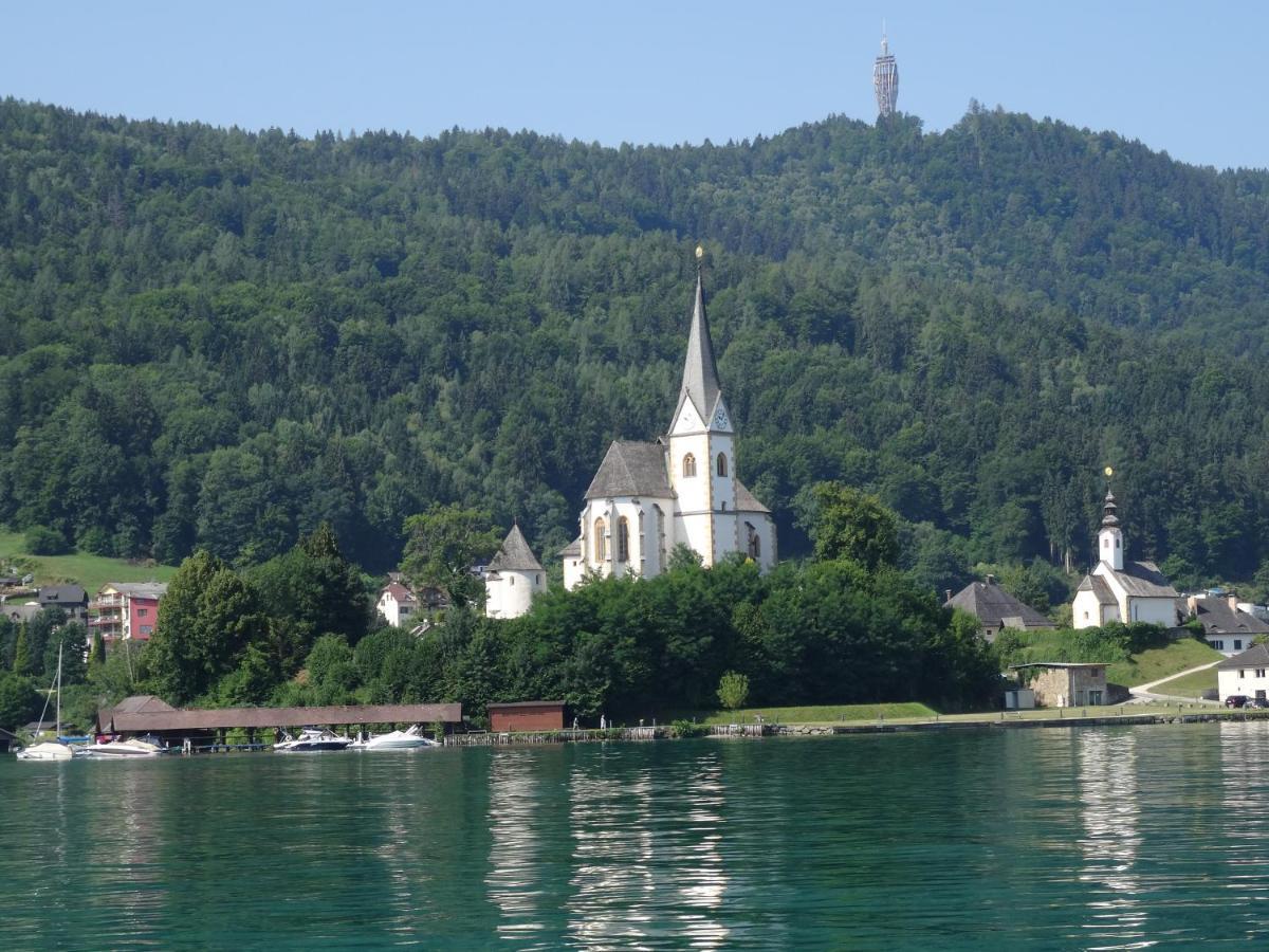 Ferienwohnung Schellander Privatstrand Velden am Wörthersee Exteriör bild