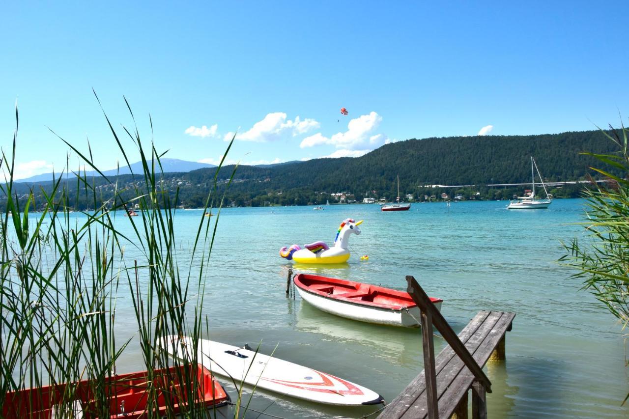 Ferienwohnung Schellander Privatstrand Velden am Wörthersee Exteriör bild