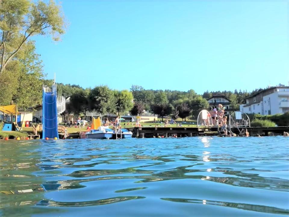 Ferienwohnung Schellander Privatstrand Velden am Wörthersee Exteriör bild